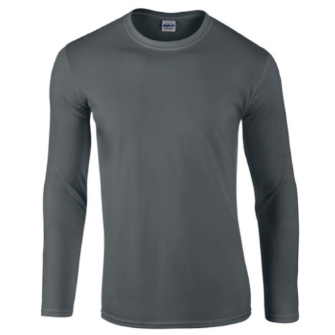 Gildan Pánské triko s dlouhým rukávem G64400 Charcoal (Solid)