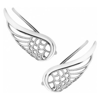 Klenoty Amber Stříbrné náušnice křídla
