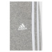 Dětské kalhoty adidas Performance H65793 šedá barva, s aplikací