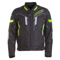 INFINE Jupiter Neon textilní moto bunda černá/zelená