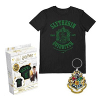 PYRAMID POSTERS Harry Potter: Slytherin, pánské tričko s přívěskem, vel. S