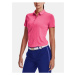 Růžové dámské polo tričko Under Armour UA Zinger Short Sleeve Polo