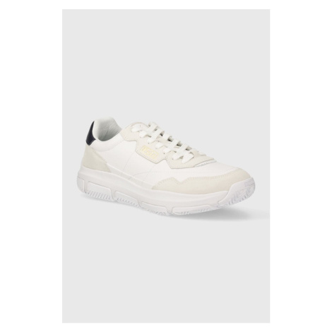 Kožené sneakers boty Polo Ralph Lauren Spa Racer100 bílá barva, 809931239001
