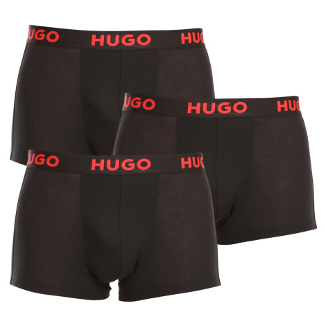 3PACK pánské boxerky HUGO černé (50496723 001) Hugo Boss