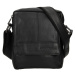 Pánská kožená taška přes rameno SendiDesign Dobner - černá