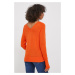Vlněný svetr Calvin Klein dámský, oranžová barva, lehký