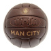Ouky Manchester City FC, retro styl, pravá kůže, vel. 5