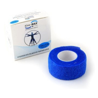 Kine-MAX Cohesive Elastic Bandage 2,5 cm × 4,5 m, modré