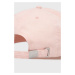 Bavlněná čepice New Balance LAH01003PIE růžová barva, s aplikací, LAH01003PIE-PIE