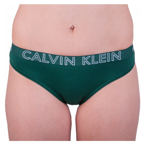Dámské kalhotky Calvin Klein zelené (QD3637E-YG5)