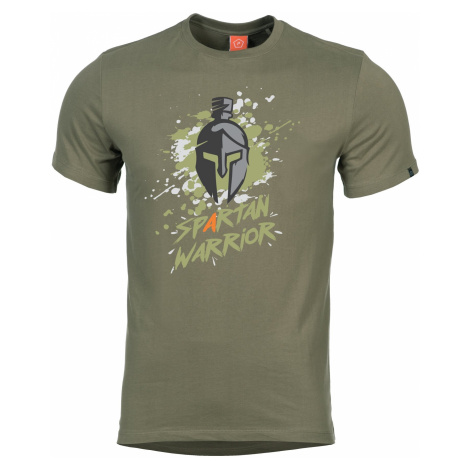 Pánské tričko PENTAGON® Spartan Warrior - zelené PentagonTactical