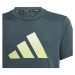 adidas TRAIN ICON TEE Chlapecké tréninkové tričko, tmavě šedá, velikost