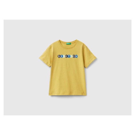 Benetton, T-shirt With Print In 100% Organic Cotton United Colors of Benetton