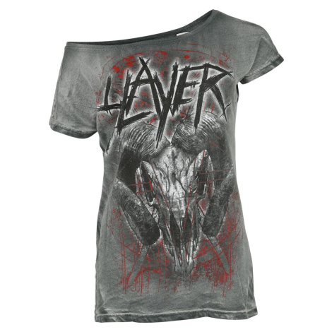 Slayer Mongo Logo Dámské tričko tmavě šedá