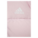 Dětská bunda adidas Performance růžová barva