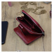 Dámská malá elegantní kožená peněženka  Seereena, červená
