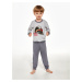 Pyjamas Cornette Kids Boy 478/145 Train L/R 86-128 grey