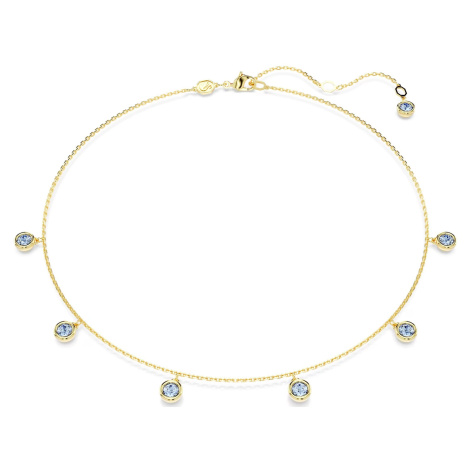 Swarovski Módní pozlacený náhrdelník s krystaly Imber 5688246