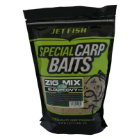 Jet Fish Zig Mix Hmotnost: 4kg, Příchuť: Kalový