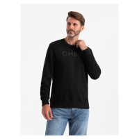 Ombre Classic men's sweatshirt with inscription - black