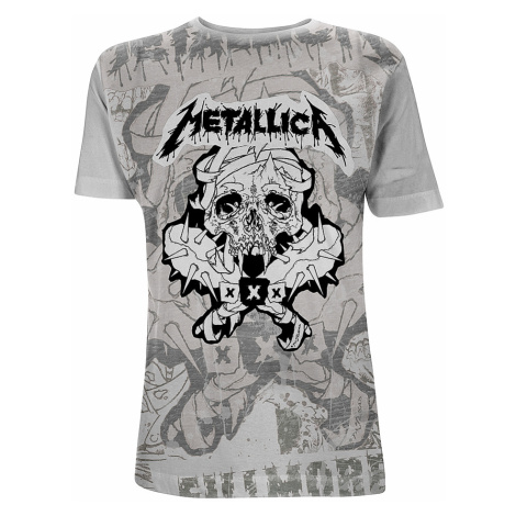 Metallica tričko, Pushead Poster All Over, pánské Probity Europe Ltd