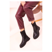 Soho Women's Black Boots & Booties 18460