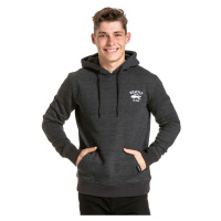 Meatfly pánská mikina Leader Of The Pack Hoodie Charcoal Heather | Šedá