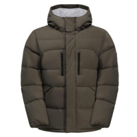 Jack Wolfskin ROEMERTOR M Pánská péřová bunda, khaki, velikost