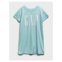 GAP Dětské šaty Logo shift dress - Holky