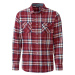 LIVERGY® Pánská flanelová volnočasová košile (červená)