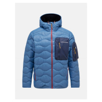 Bunda peak performance m helium utility down hood jacket modrá