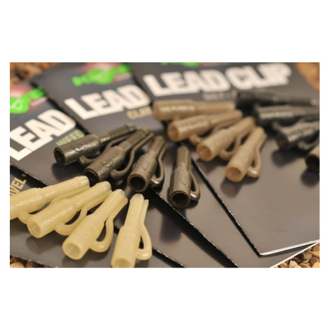 Korda Klipy na olovo Lead Clip 10ks - Silt