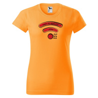 DOBRÝ TRIKO Vtipné dámské tričko Jsem OFF Barva: Tangerine orange