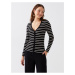 LC Waikiki V-Neck Striped Long Sleeve Women's Knitwear Cardigan