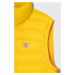 Dětská vesta Guess žlutá barva