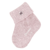 Sterntaler Baby ponožky vlněné měkké růžové