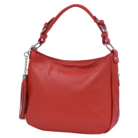 Dámská kožená kabelka Červená, 14 x 33 x 25 (XT00-JC5028-00DOL)