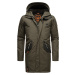 Zimní kabát / pánská zimní dlouhá bunda Ragaan Stone Harbour - ANTRACITE