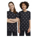 Dětské bavlněné tričko adidas U BLUV TEE černá barva