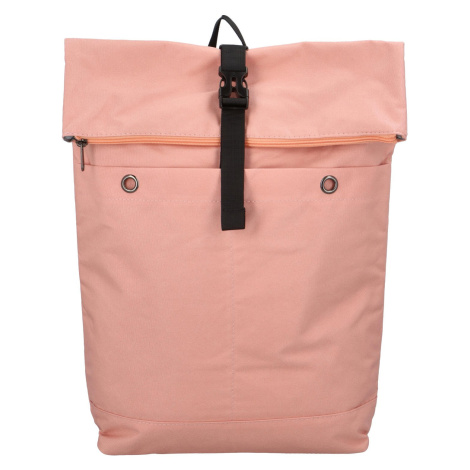 Praktický látkový batoh na notebook Lauko, růžová New Berry