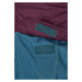 Ladies Starter Colorblock Pull Over Jacket - darkviolet/teal