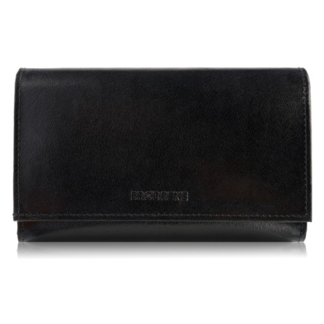 Dámská kožená peněženka BRODRENE G-32-BL černá