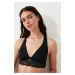 Trendyol Black Micro Lace Detail Bralette Capless Bra