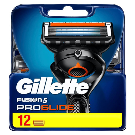 Gillette Fusion ProGlide pánské náhradní holicí hlavice 12 ks