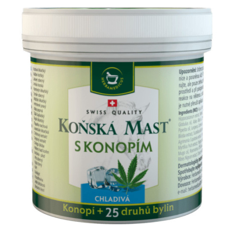 Koňská mast s konopím chladivá 250 ml Herbamedicus