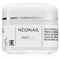 NeoNail Paint Gel White Rose gel pro modeláž nehtů 5 ml