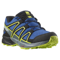 Salomon Speedcross Cswp Jr dětské boty Nautbl/Black/Lim L41725800 modrý