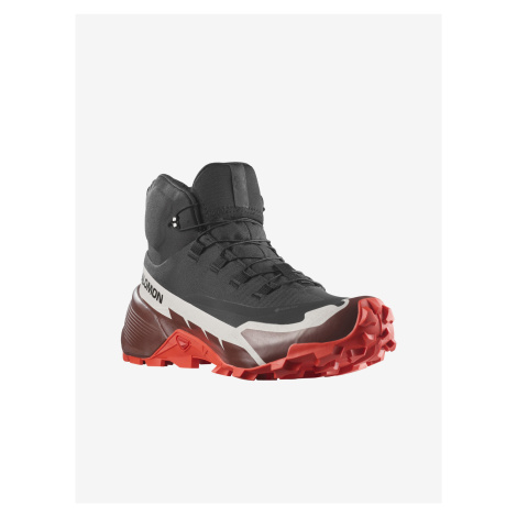 Červeno-černé pánské kotníkové outdoorové boty Salomon Cross Hike Mid GTX 2  | Modio.cz