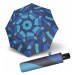 Modrý skládací plně automatický dámský deštník Abital Doppler