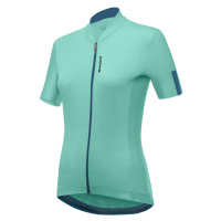 SANTINI Cyklistický dres s krátkým rukávem - GRAVEL - světle modrá
